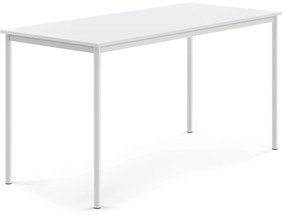 Stôl BORÅS, 1800x800x900 mm, laminát - biela, biela