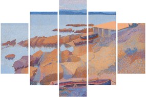 Obraz - Henri Edmond Cross, Calanque des Antibois, reprodukcia (150x105 cm)