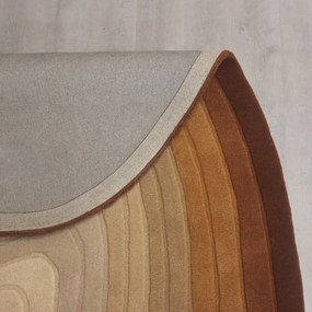Vlnený koberec v tehlovej farbe 200x290 cm Puddle Ombre Wool – Flair Rugs