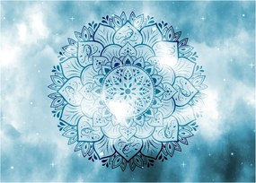 Sklenený obraz - Nebeská mandala (70x50 cm)