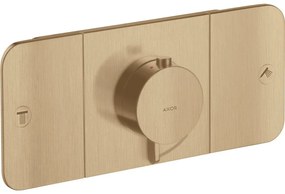 AXOR One modul termostatu s podomietkovou inštaláciou, pre 2 spotrebiče (vrchná sada), kartáčovaný bronz, 45712140