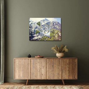 Obraz - Geometrický obrazec (70x50 cm)