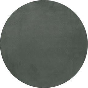 Ayyildiz, Kusový koberec Pouffy 5100 Green kruh, 120x120 (priemer) kruh, zelená, obývacia izba