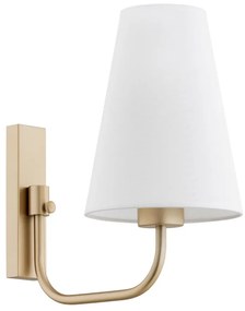Argon 8312 - Nástenná lampa SAFIANO 1xE27/15W/230V zlatá