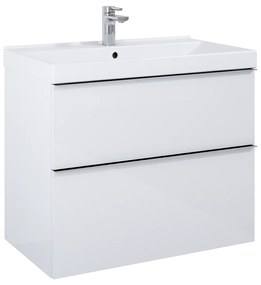 Elita Look, závesná umývadlová skrinka 80x45 cm 2S, biela lesklá, ELT-167081