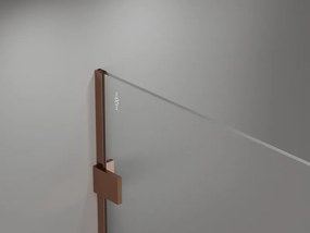 Mexen Lunar sprchová stena pravá 100 x 200 cm, 8mm číre sklo, ružové zlato, 830-100-000-60-00-P