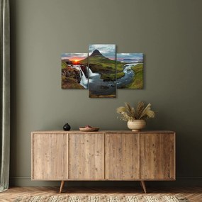 Obraz - Kirkjufell pri západe slnka (90x60 cm)