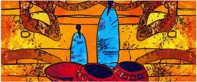 Obraz - Staroveká maľba (120x50 cm)