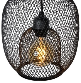 Lucide 78396/01/30 - Luster na lanku JERREL 1xE27/40W/230V čierna