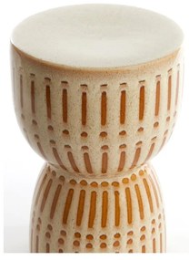 Keramický okrúhly odkladací stolík ø 28,5 cm Finca – Light &amp; Living