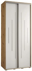 Skriňa 45 Canaris 12 110 artisan/biela/silver