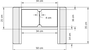 Noční stolek LOFT 03 se zásuvkou z masivu