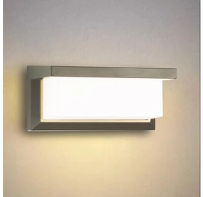 Brilagi - LED Vonkajšie nástenné svietidlo BRICKY LED/12W/230V šedá IP54