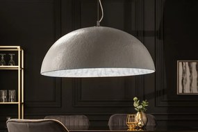 Závesné svetlo Žiarivá biela strieborná 70cm