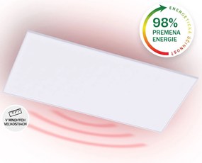 Klarstein Wondersky, infračervený stropný ohrievač, 120 x 60 x 6,5 cm (Š x V x H), 700 W, IP44