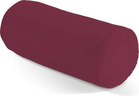 Valcový vankúš so záhybmi farba produktu slivková