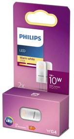 Philips kolíková LED G4 1 W 827 v balení 2 kusy