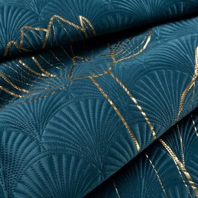 Dekorstudio Luxusný prehoz na posteľ v tyrkysovej farbe Lotos2 Rozmer prehozu (šírka x dĺžka): 170x210cm