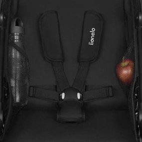 Lionelo - Športový kočík AZURA čierna