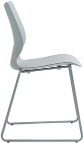 Sada 2 ks stoličiek Houma - sivá