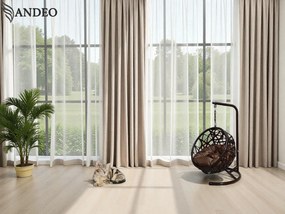 Závesné hojdacie kreslo pre mačky MOON - hnedé