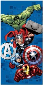 Bavlnená plážová osuška Avengers útočia - 100% bavlna, froté s gramážou 320 gr./m² - 70 x 140 cm