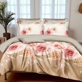 Obliečky GERAN PINK ROSES 7-dielna sada 140x200 cm