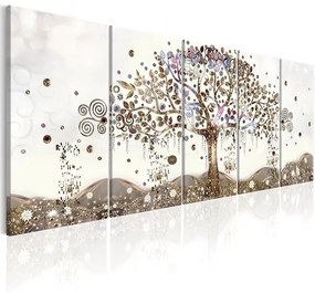 Obraz - Geometric Tree Veľkosť: 200x80, Verzia: Na talianskom plátne