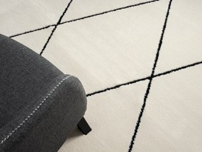 My Flair, Kusový koberec Moroccan Charm weiß, 190x240, čiernobiela, obývacia izba