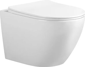 BPS-koupelny Závesná WC misa so SoftClose sedadlom HYD-4773, biela