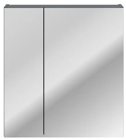 Závesná kúpeľňová skrinka so zrkadlom Santa Fe 60 cm tmavomodrá