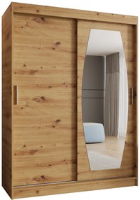 Šatníková skriňa 150 cm Rosaria (dub artisan). Akcia -20%. Vlastná spoľahlivá doprava až k Vám domov. 1126296