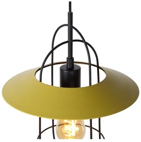 Lucide 74309/01/34 - Luster na lanku MASSON 1xE27/40W/230V žltá