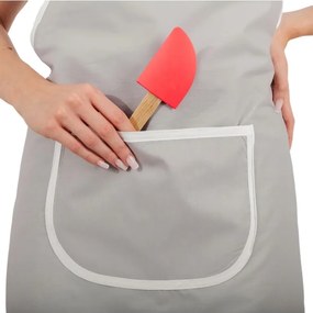 Kuchynská zástera Chef EMI, sivá