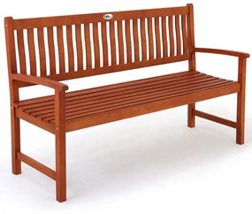 Záhradná lavica Maxima z eukalyptového dreva 152 x 55 x 90 cm s certifikátom FSC®