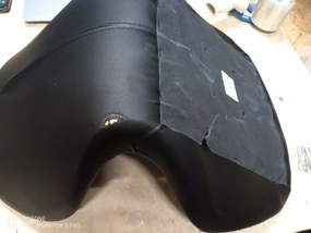 AKCIA Čierne kancelárske kreslo NOTO z eko kože II. akosť