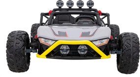 Ramiz Buggy Racing 5 batériové auto pre deti +3. Sivá + motory 2x200W + diaľkové ovládanie + pomalý štart