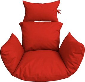 Vankúš na závesné hojdacie kreslo - červený