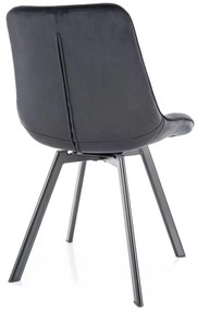 Sametová jídelní židle Monti - výber z 4 prevedení