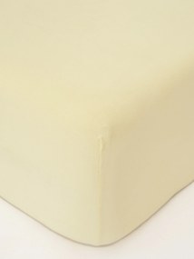 Jersey plachta s elastanom Deluxe 220 × 200 cm – pastelovo žltá