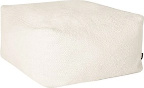 Béžový taburet z textílie buklé Keno – noo.ma