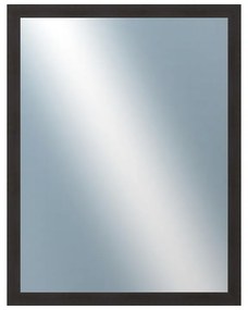 DANTIK - Zrkadlo v rámu, rozmer s rámom 70x90 cm z lišty 4020 hnedá (2767)