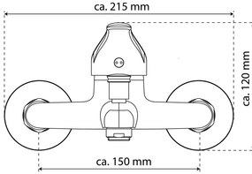 Eisl Kúpeľňová batéria Grande Vita Classic (vaňová batéria)  (100335846)