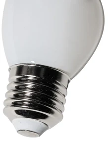 Sada 5 ks E27 dimbare LED lamp P45 opaal glas 3W 250 lm 2200K