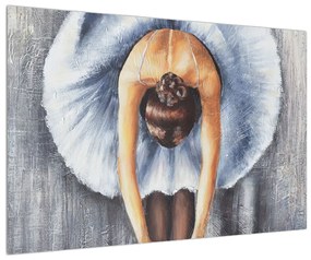 Obraz predklonenej baletky (90x60 cm)