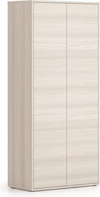 Kancelárska spisová skriňa BLOCK, 2× dvere, 800 × 400 × 1748 mm, dub prírodný