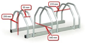 Stojan na bicykle 1+1 ZADARMO, 3 státia