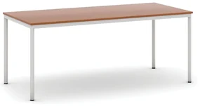 Jedálenský stôl, 1800 x 800 mm, sivá podnož, čerešňa