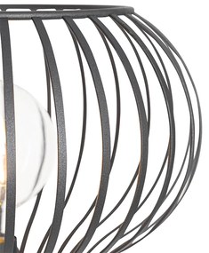 Moderná stojaca lampa čierna - Saffira