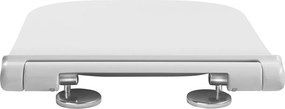 Isvea VEA, WC sedátko SLIM, Soft Close, Easy Take, biela, 40Z10200I